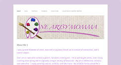 Desktop Screenshot of oneartsymomma.com
